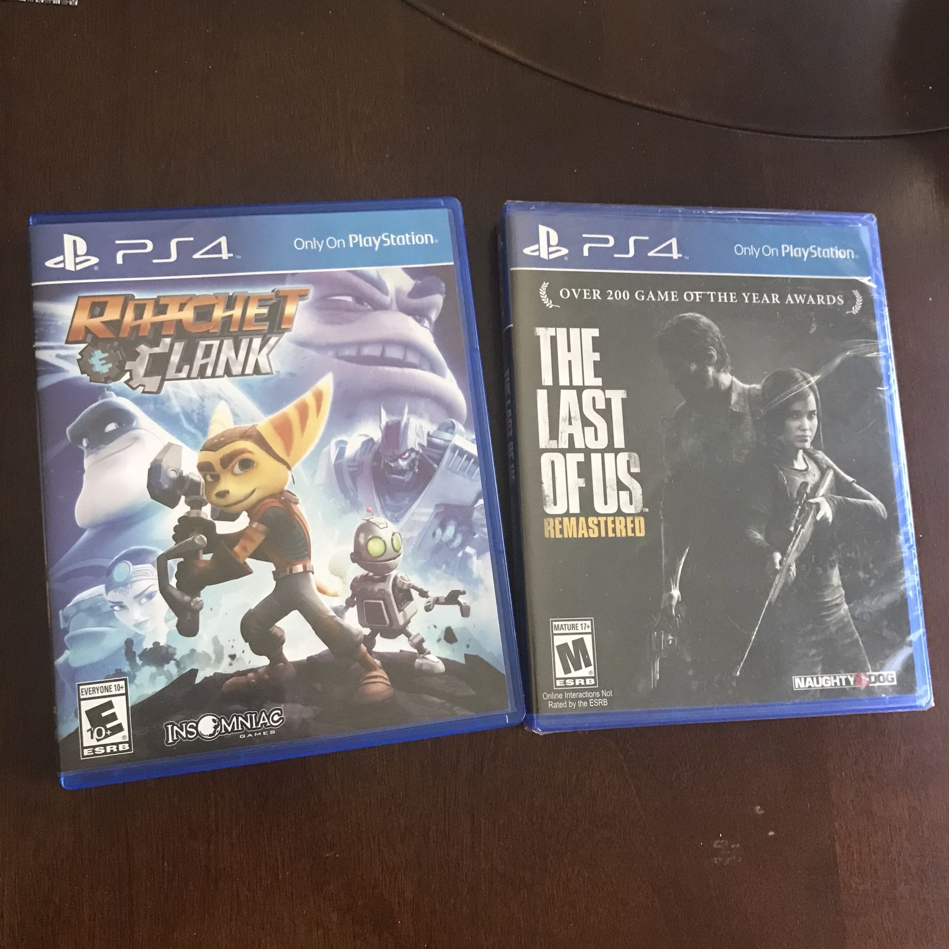 Ratchet Clank Pg 13 Ps4 Games The Last Of Us Remastered Ratchet