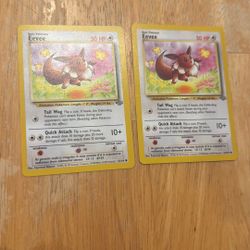 Vintage Eevee Basic Set Of 2
