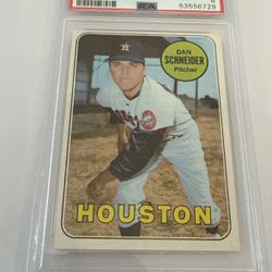 1969 Topps Baseball #656 Dan Schneider PSA 6