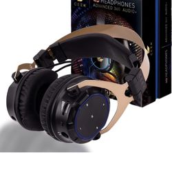 Immersive 4D Bass-vibration Headphones for Gaming , Movies, Virtual Concerts 