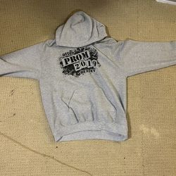 After Prom 2019 Grey Hoodie MEDIUM