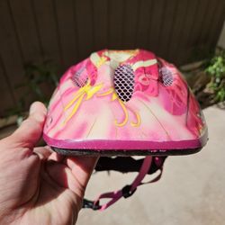 Girls helmet.