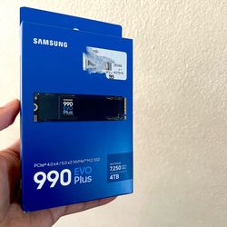 Samsung 990 Evo Plus Ssd 4TB New Sealed
