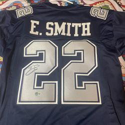 E. Smith Signed Jersey 
