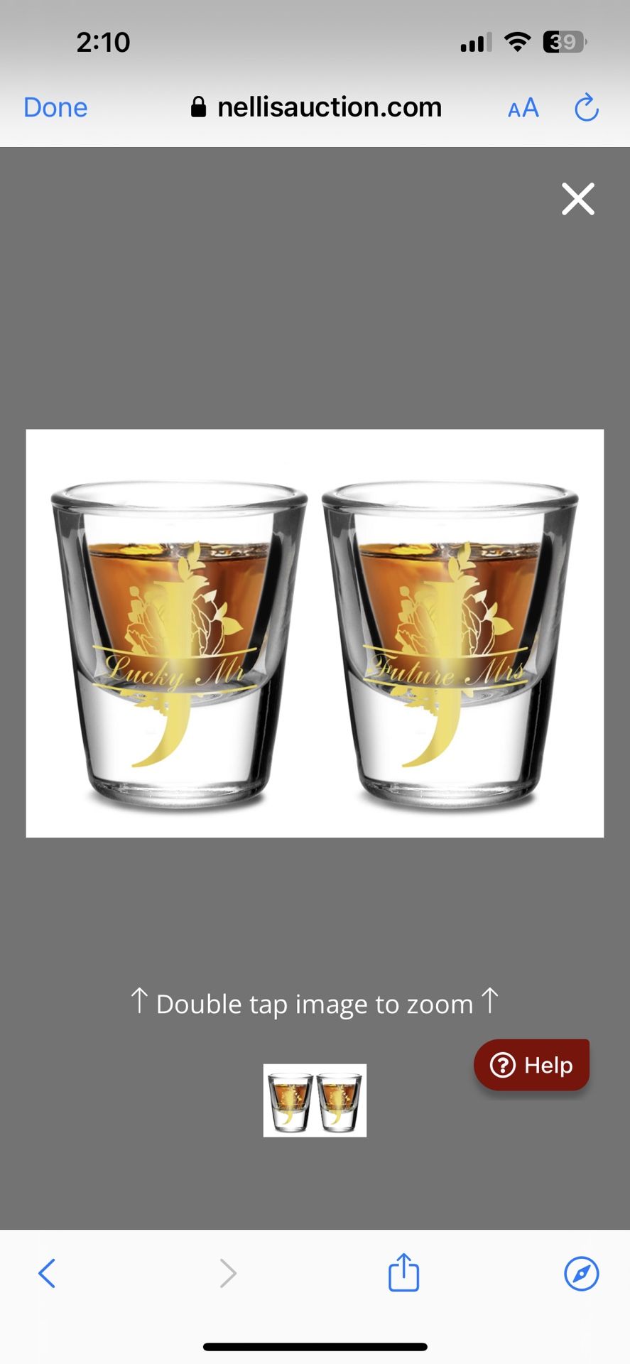 Onebttl Engagement Gifts For Couples, Unique Newly Engaged Gifts For Fiance Fiancee, Personalized Shot Glass Set For Him Her, Gifts For Lucky Mr & Fut