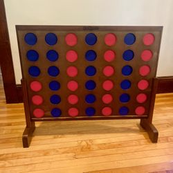 Jumbo Connect Four Wood Set 