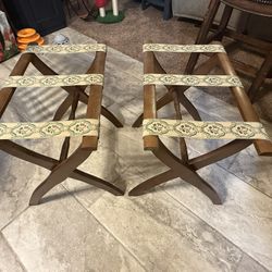 Mid Century Luggage Racks