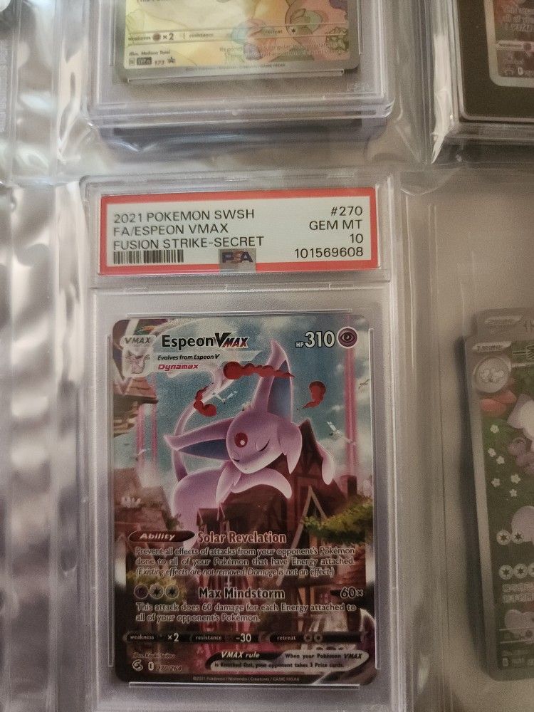 Pokemon Psa 10 Espeon Vmax