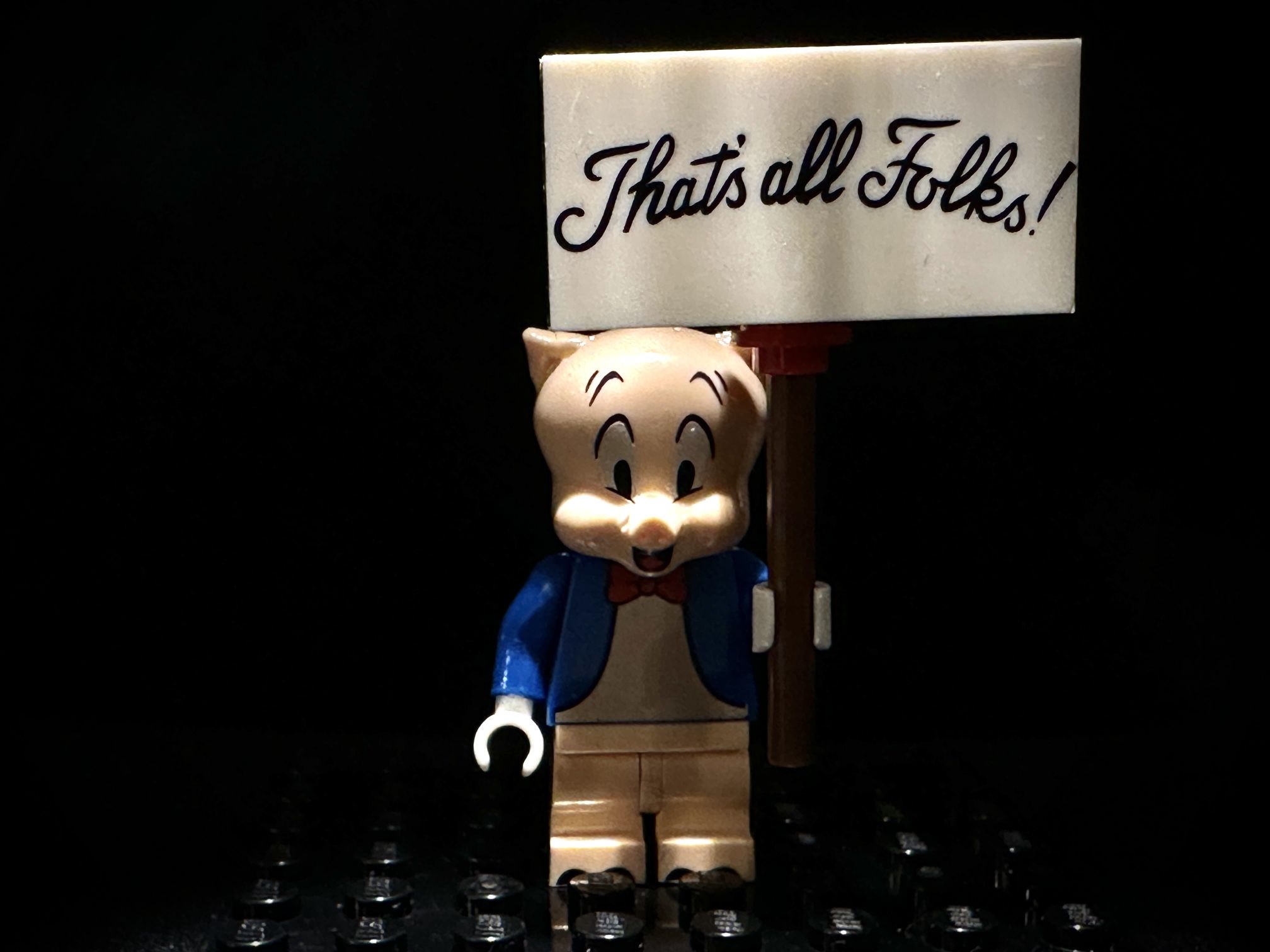 Lego Custom Porky Pig Minifigure