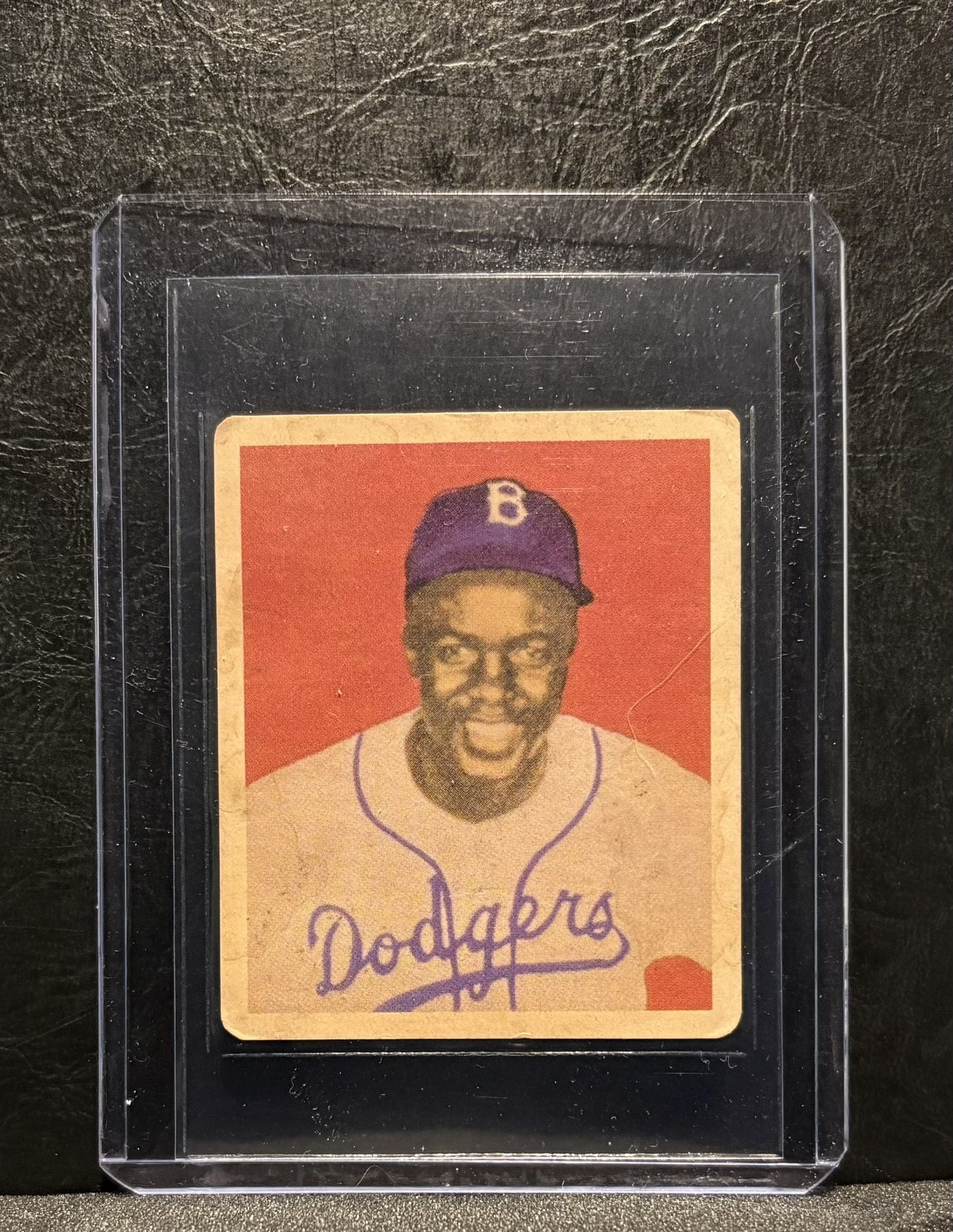 Jackie Robinson High End Aged Reprint (1949 Bowman)