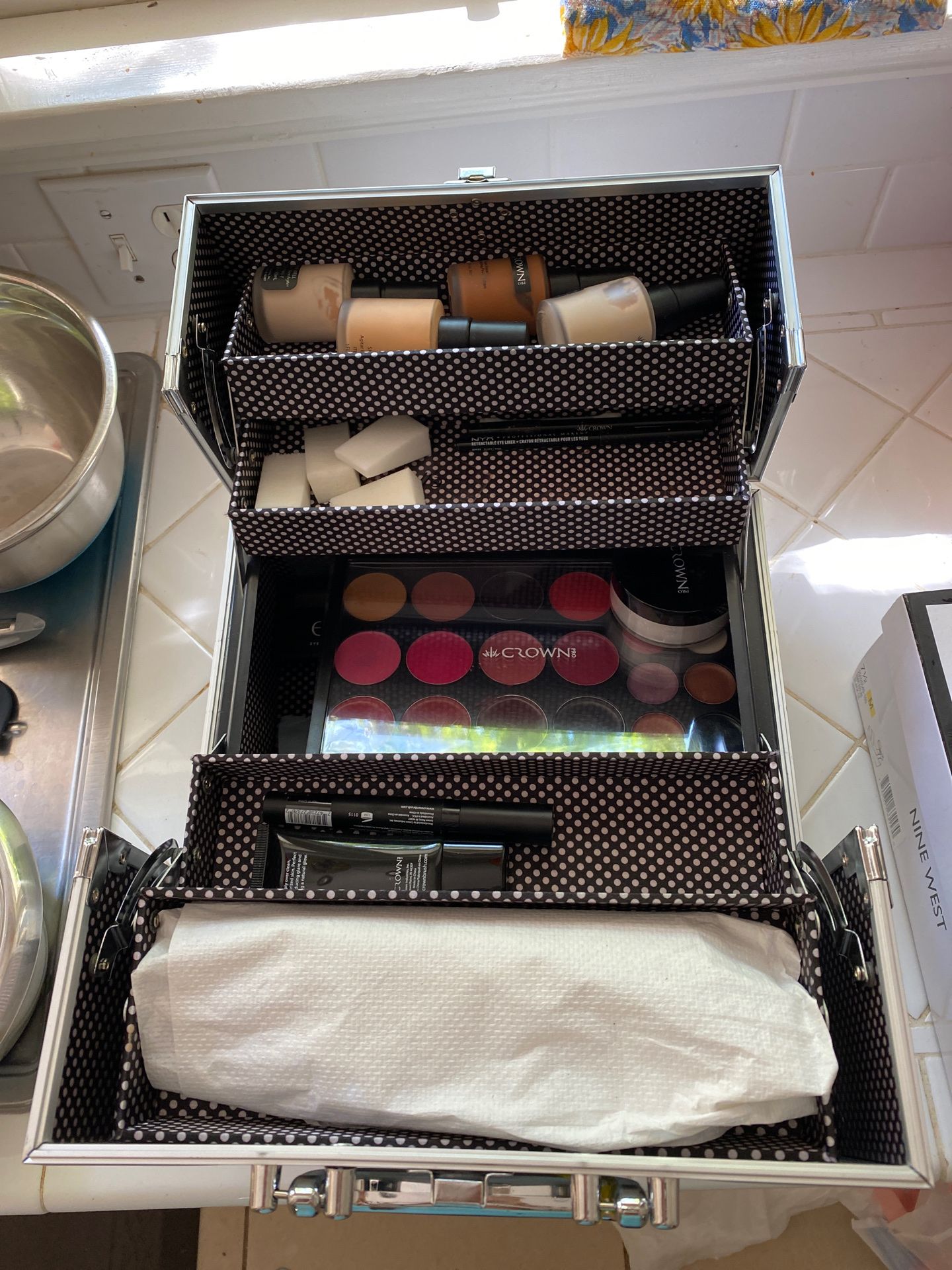 Professional makeup kit.