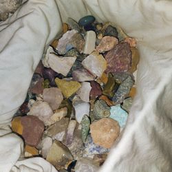 Various Crystals And Gem