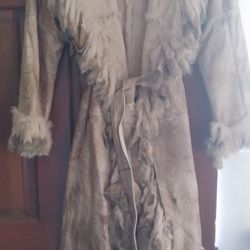 Cedrics Leather An Fur Coat