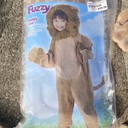Fuzzy Cuddly Lion 3T-4T Custom