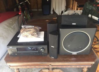 Denon receiver and speaker set