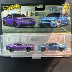 Hotwheel Demon Challenger And Charger Two Pack Brand New