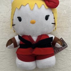 Street Fighter x Sanrio Hello Kitty Plush Doll