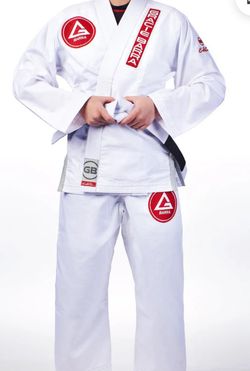 GBK LITE RIPSTOP KIMONO W/ BELT - WHITE