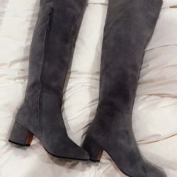 Leather Suede Clarks Boots 