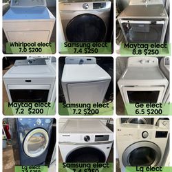 Electric Dryer For Stack Or Side By Side prices starting $150