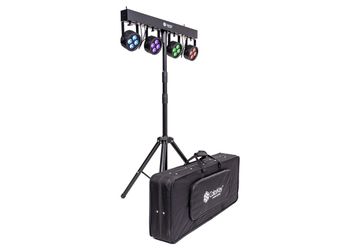 Colorkey CKU-3062 PartyBar Mobile 100 EL - Battery-Powered LED Light Bar with 4×10W RGBW Par Lights