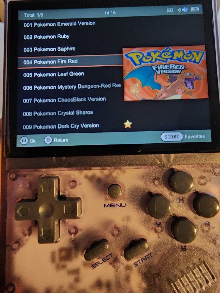 Ambernic RG35XX Rom Game Ps1 Pokémon Gameboy 