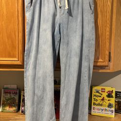 Gap women’s high rise wide leg jeans Sz M