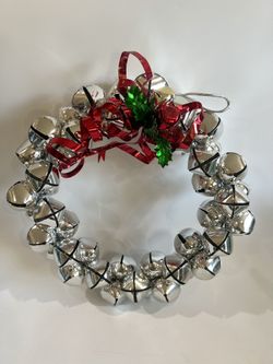 Vintage 14” Heavy Jingle Bells Wreath