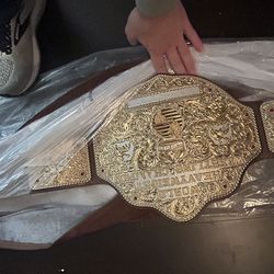 Big Gold Wcw Heavyweight Championship Wrestling Belt