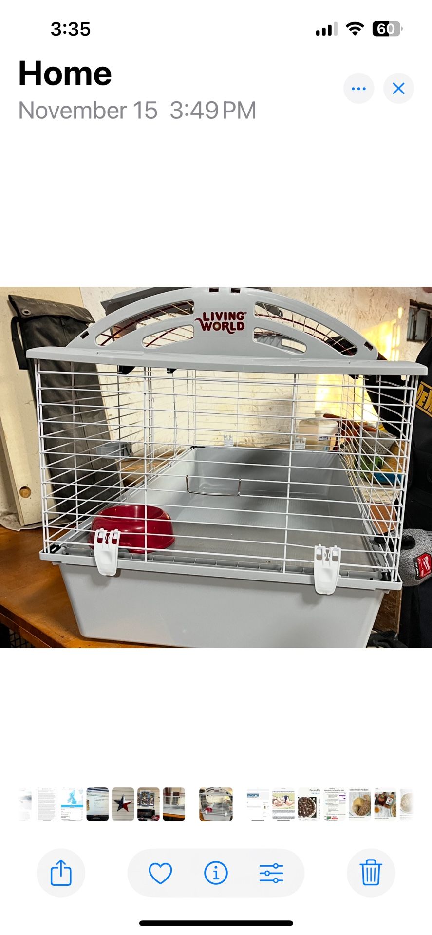 LIVING WORLD CRITTER CAGE- LIKE NEW
