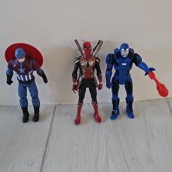 Iron Spider, Captain America, Ironman Suit Mark XXX