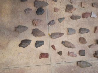 Collection of 82 Arrowheads