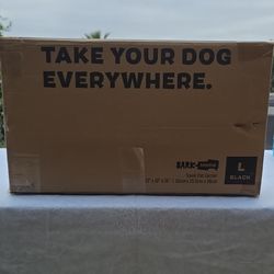 Bark Home Large Travel Pet Carrier Black 21" x 10" x 15" for Dogs