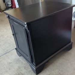 Side table with storage