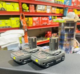 RYOBI ONE+ 18V Lithium-Ion 2.0 Ah Compact Battery (2-Pack)