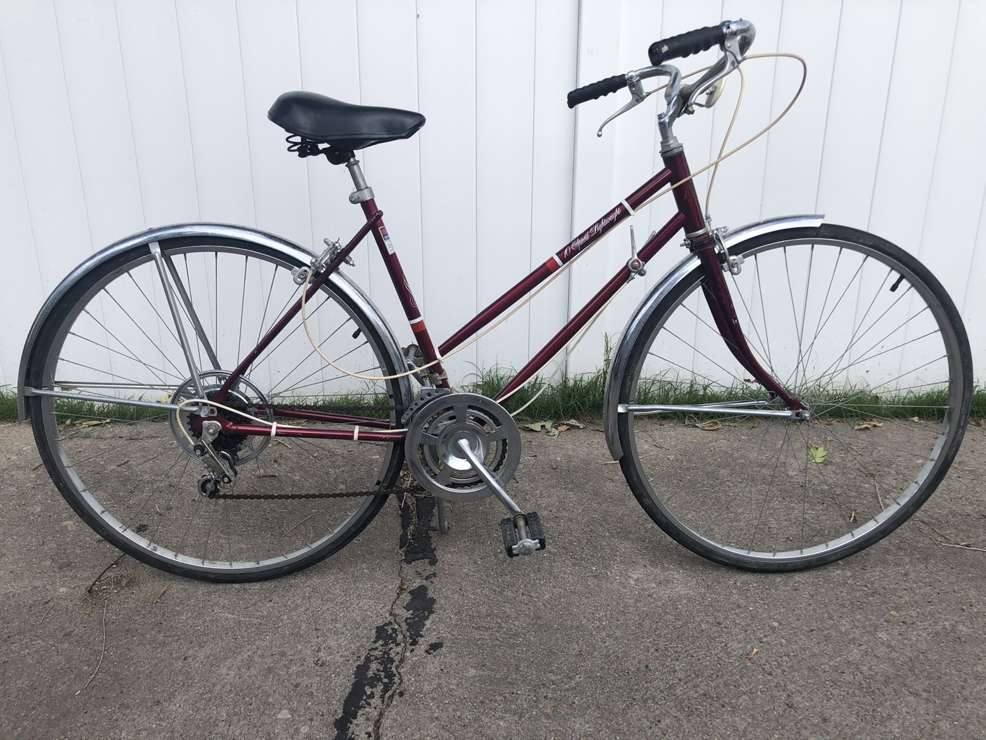 Vintage 10 speed road bike