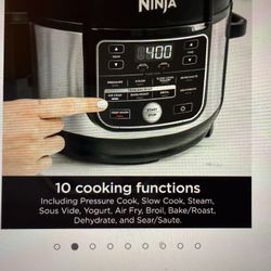 Ninja foodi Pressure Cooker. 