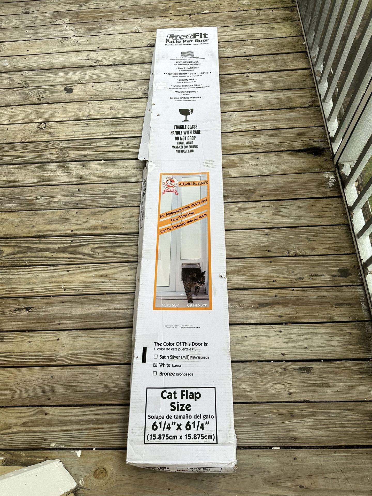 Patio Pet Door (Cat Flap 6,25x6,25)