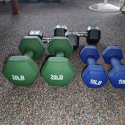 3 Pairs of Dumbbells – 10/15/20 lb