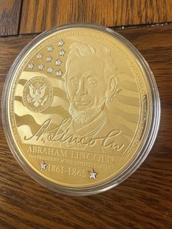 American Mint Abraham Lincoln Colossal Commemorative JUMBO Coin