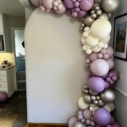 Luxury Balloon Garland (Blush, Lavender, Champagne) – Party Decor
