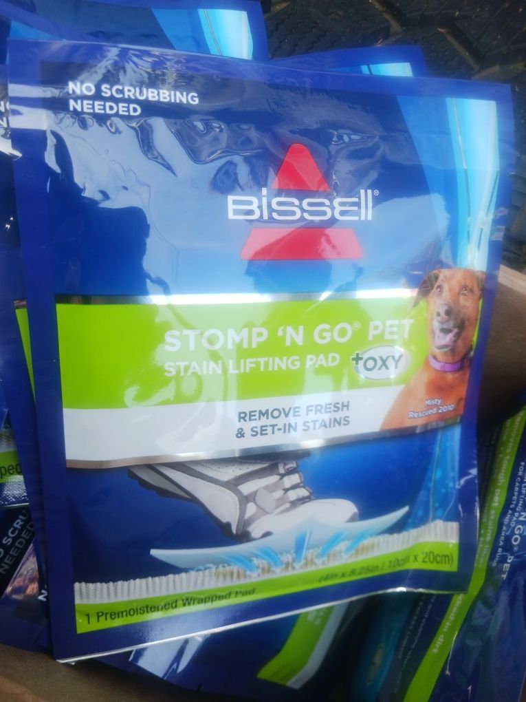Bissell Stomp n go Pet Stain Lifting Pad ×20