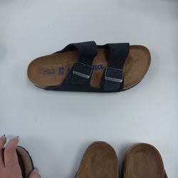 Birkenstock Size 37 Unisex Suede Velvet Gray (contact info removed)308