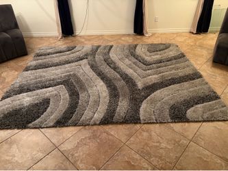 gray area rug 8x10