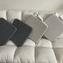 Grey Pillows! Great Chair / Bench Couch Pillow