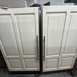 Subzero columns 36”each 72” both freezer and fridge panel ready