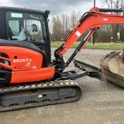 Kubota KX57-4 Excavator 