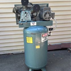 Curtis 80 gallon compressor, single phase 220v 5hp