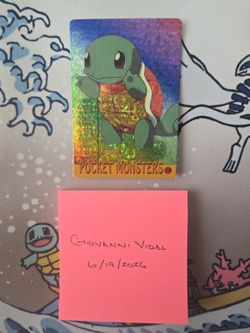 Pokémon Vintage Vending Prism Squirtle Dragonite