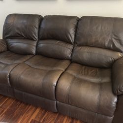2 Leather Sofas